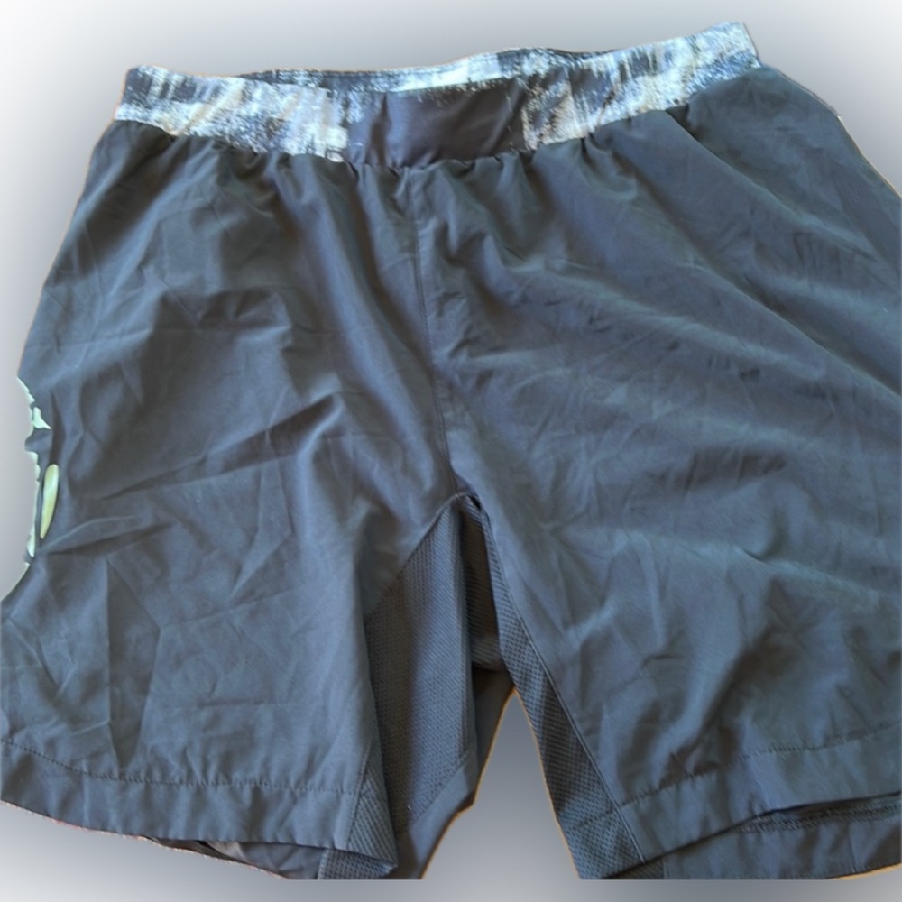 Craft Black-Blue Hybrid Performance Shorts – Medium